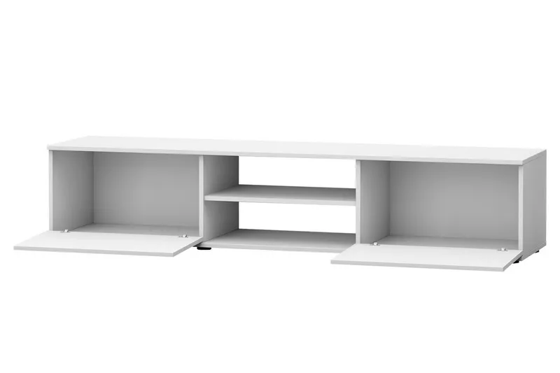 Ruskelsby TV-bänk 180 cm NO_BRAND White||Grey - Møbler - TV borde & mediemøbler - TV-borde