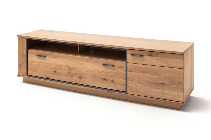 Rusley TV-Bord 210 cm - Eg/Antracit - Møbler - TV borde & mediemøbler - TV-borde
