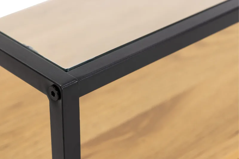 Sakila TV-bord 40 cm - Transparent - Møbler - TV borde & mediemøbler - TV-borde