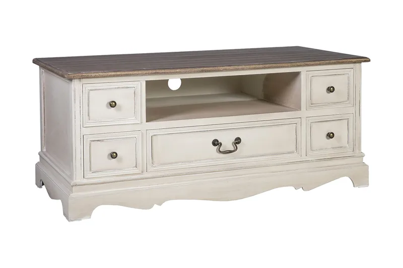 Samira TV-Bord New 117 cm, Hvid