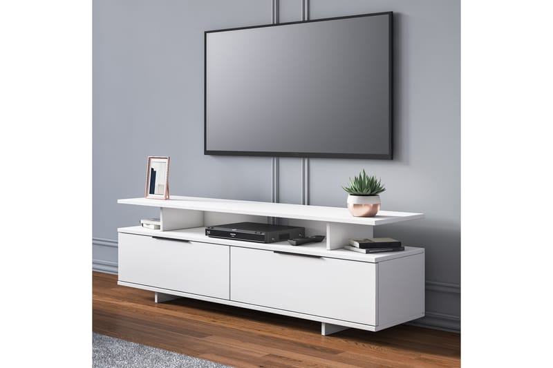 Sanjati TV-bord 150 cm - Hvid - TV-borde