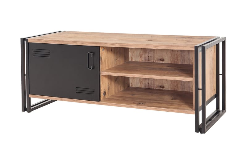 Sapphira TV-bænk 130 cm - Træ/sort - Møbler - TV borde & mediemøbler - TV-borde