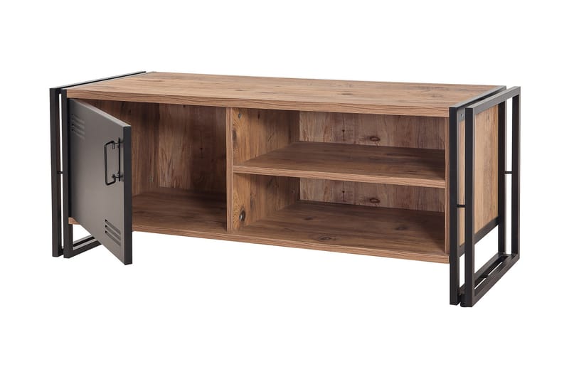 Sapphira TV-bænk 130 cm - Træ/sort - Møbler - TV borde & mediemøbler - TV-borde