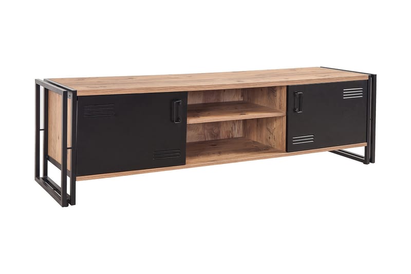 Sapphira TV-bænk 180 cm - Træ/sort - Møbler - TV borde & mediemøbler - TV-borde