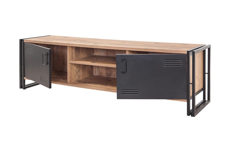 Sapphira TV-bænk 180 cm - Træ/sort - Møbler - TV borde & mediemøbler - TV-borde