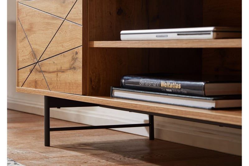 Seddik TV-Bord 45x160 cm Rektangulær - Brun - Møbler - TV borde & mediemøbler - TV-borde