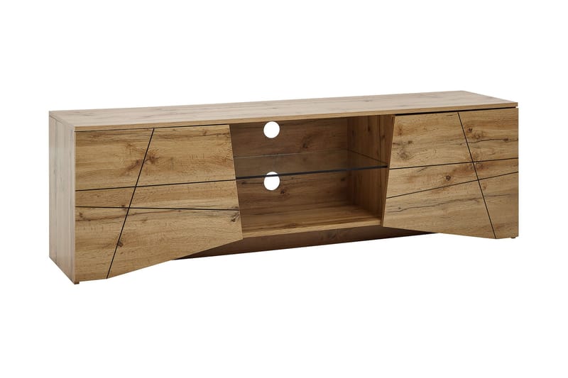 Seddik TV-Bord 50x160 cm Rektangulær - Brun - Møbler - TV borde & mediemøbler - TV-borde