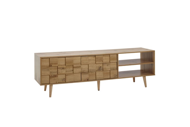 Seddik TV-Bord 51x160 cm Rektangulær - Brun - Møbler - TV borde & mediemøbler - TV-borde