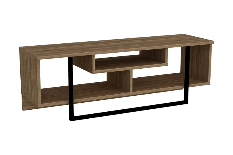 Sholly TV-Bord 119 cm, Valnød|Sort