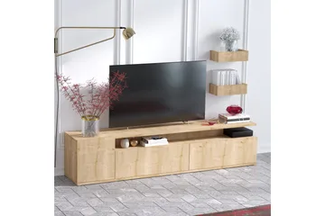 Sinox TV-bord 180 cm - Natur/Hvid - Møbler - TV borde & mediemøbler - TV-borde
