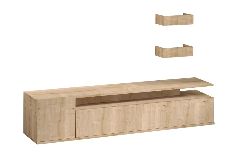 Sinox TV-bord 180 cm - Natur/Hvid - Møbler - TV borde & mediemøbler - TV-borde