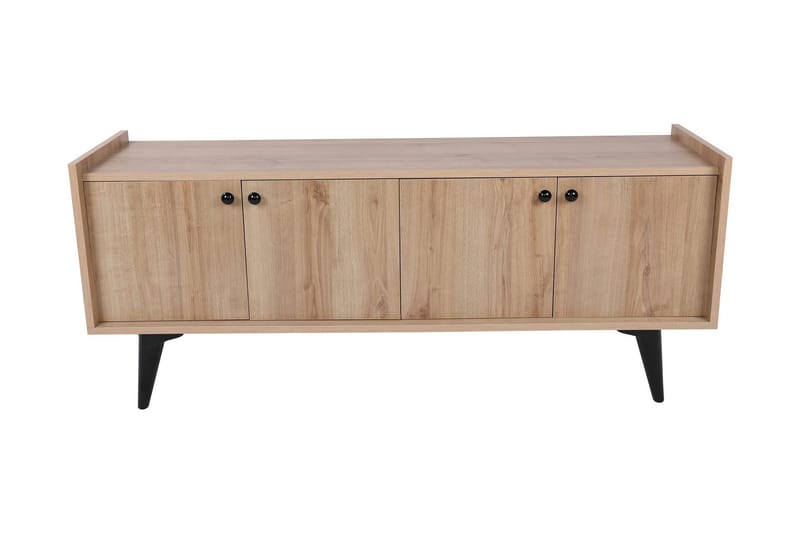 Sogel Tv-bord 150 cm med Opbevaring i Træ - Beige - Møbler - TV borde & mediemøbler - TV-borde