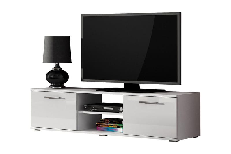 Soho TV-bænk 140x43x37 cm - Hvid - TV-borde