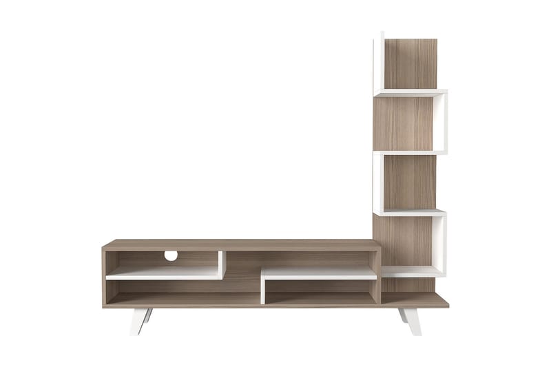 Sqandie TV-Bord/ boghylde 149 cm - Hvid - Møbler - TV borde & mediemøbler - TV-borde