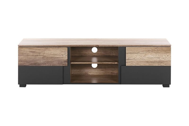 Sterlingen TV-bord 148x40 cm - Lyst Træ/Sort - Møbler - TV borde & mediemøbler - TV-borde