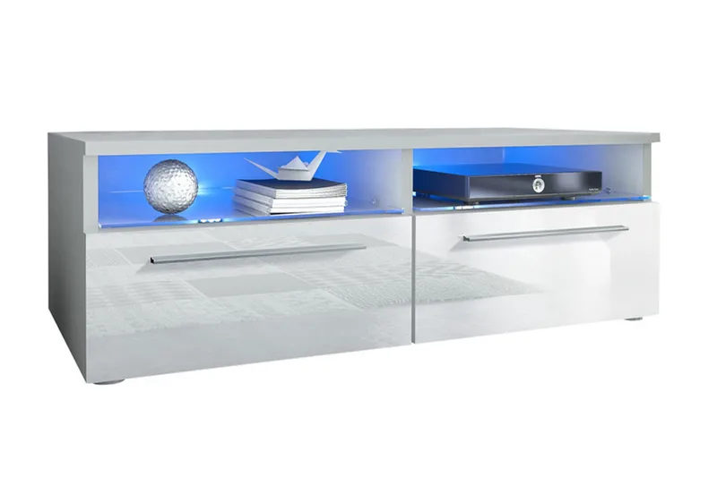 Stockend TV-Bord 100 cm - Hvid - Møbler - TV borde & mediemøbler - TV-borde