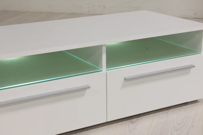 Stockend TV-Bord 100 cm - Hvid - Møbler - TV borde & mediemøbler - TV-borde