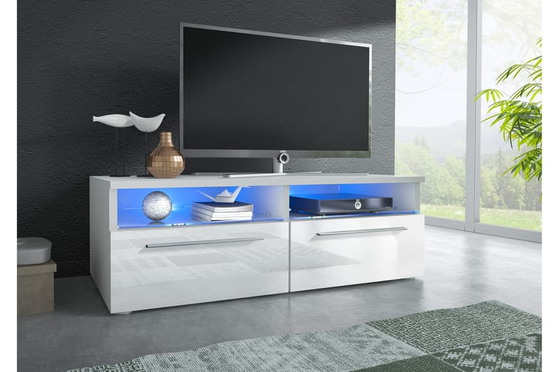 Stockend TV-Bord 100 cm - Hvid - Møbler - TV borde & mediemøbler - TV-borde
