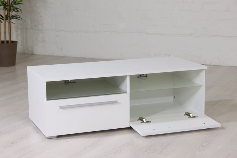 Stockend TV-Bord 100 cm - Hvid - Møbler - TV borde & mediemøbler - TV-borde