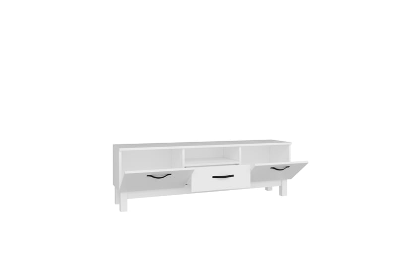 Suzi Tv-bord 150x35,3 cm Hvid - Hanah Home - Møbler - TV borde & mediemøbler - TV-borde