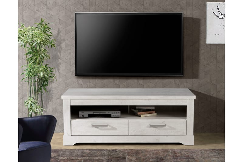 Svetis TV-Bord 137 cm - Hvid - TV-borde