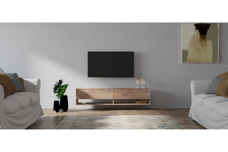 Taboada TV-bord 141 cm - Natur - TV-borde