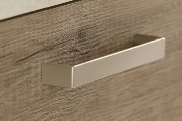 Talebi Fritstående Tv-bord 140 cm med Opbevaring i Mørkt Træ - Hvid|Brun - Møbler - TV borde & mediemøbler - TV-borde