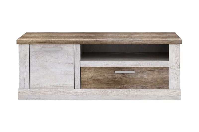 Talebi TV-Bord 140 cm - Brun/hvid - Møbler - TV borde & mediemøbler - TV-borde