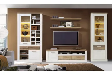 Talebi TV-Bord 179 cm - Brun/hvid - Møbler - TV borde & mediemøbler - TV-borde