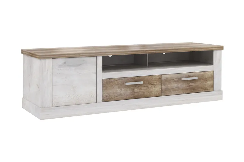 Talebi TV-Bord 179 cm, Brun/hvid