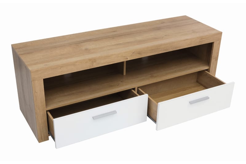 Tarka TV-Bord 135 cm - Træ/natur|Hvid - Møbler - TV borde & mediemøbler - TV-borde