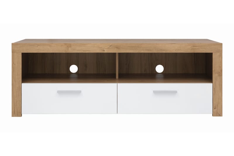 Tarka TV-Bord 135 cm - Træ/natur|Hvid - Møbler - TV borde & mediemøbler - TV-borde