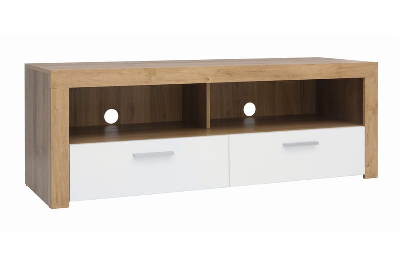 Tarka TV-Bord 135 cm - Træ/natur|Hvid - Møbler - TV borde & mediemøbler - TV-borde