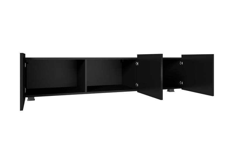 Tessan TV-Bord 150 cm - Sort - Møbler - TV borde & mediemøbler - TV-borde