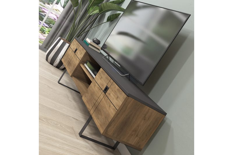 Tisslinge TV-Bord 160 cm - Brun - TV-borde