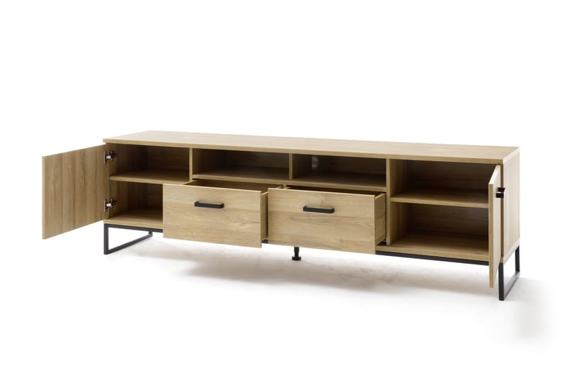 Toledo TV-Bord 201 cm - Træ/natur - Møbler - TV borde & mediemøbler - TV-borde