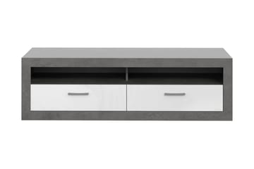 Tolovgrad Gulvstående Tv-bord 152,7 cm med Opbevaring i Malet Træ - Grå - Møbler - TV borde & mediemøbler - TV-borde