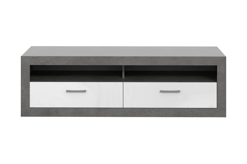 Tolovgrad Gulvstående Tv-bord 152,7 cm med Opbevaring i Malet Træ - Grå - Møbler - TV borde & mediemøbler - TV-borde