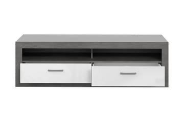 Tolovgrad Gulvstående Tv-bord 152,7 cm med Opbevaring i Malet Træ - Grå - Møbler - TV borde & mediemøbler - TV-borde