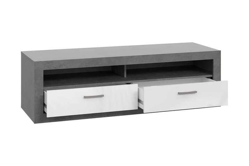 Tolovgrad TV-Bord 153 cm - Grå/Hvid - Møbler - TV borde & mediemøbler - TV-borde