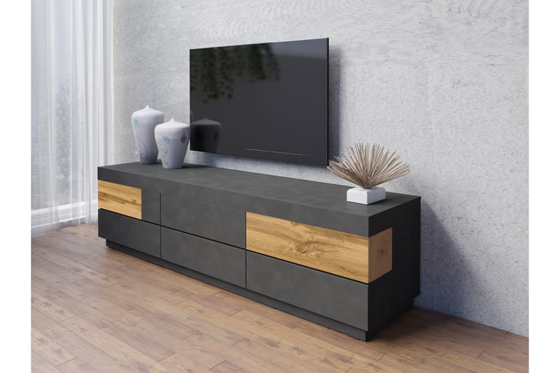 Tomeka tv-bænk 206 cm - Træ - Møbler - TV borde & mediemøbler - TV-borde