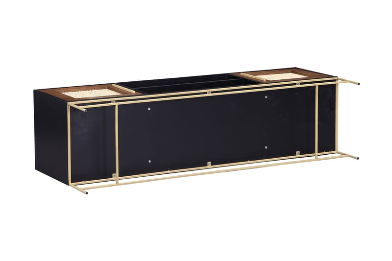 Tresa TV-Bord 150 cm - Sort/Beige - Møbler - TV borde & mediemøbler - TV-borde