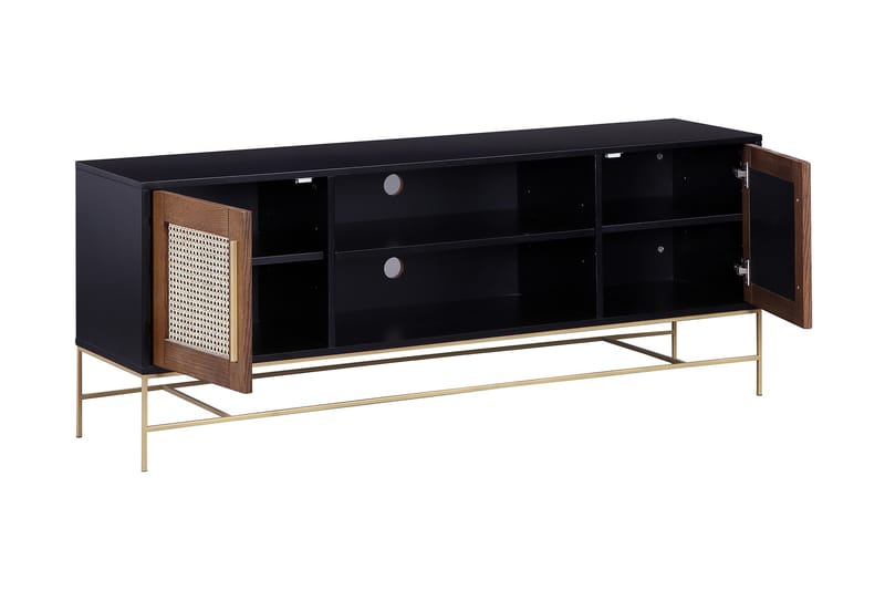 Tresa TV-Bord 150 cm - Sort/Beige - Møbler - TV borde & mediemøbler - TV-borde