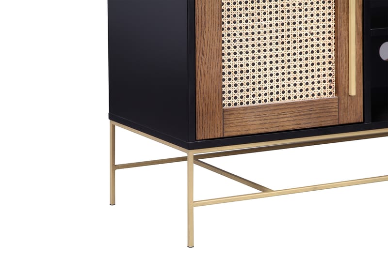 Tresa TV-Bord 150 cm - Sort/Beige - Møbler - TV borde & mediemøbler - TV-borde