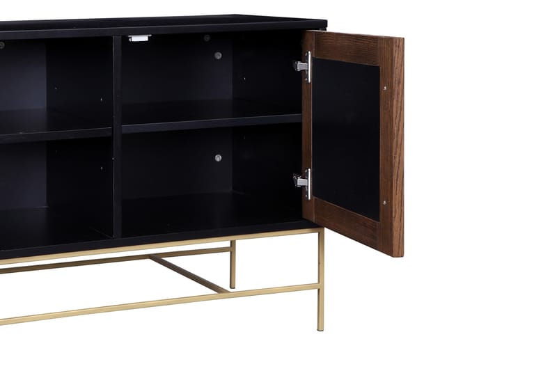 Tresa TV-Bord 150 cm - Sort/Beige - Møbler - TV borde & mediemøbler - TV-borde