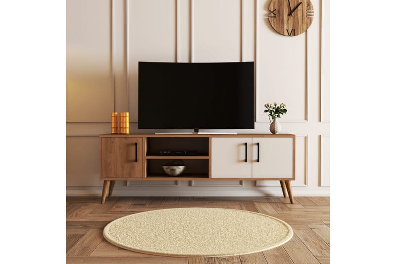 Tv-bænk & mediebænk Andifli TV-bænk 150x52 cm Brun - Møbler - TV borde & mediemøbler - TV-borde