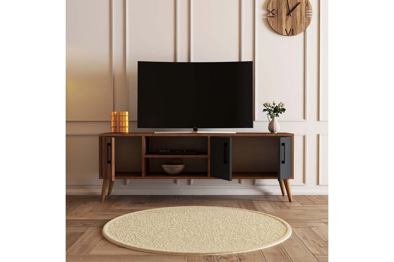 Tv-bænk & mediebænk NO_BRAND Andifli TV-bænk 150x52 cm Brun - Møbler - TV borde & mediemøbler - TV-borde
