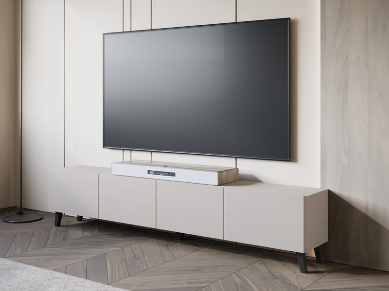 tv-bord TV-bænk PHUKET 190 beige - Møbler - TV borde & mediemøbler - TV-borde