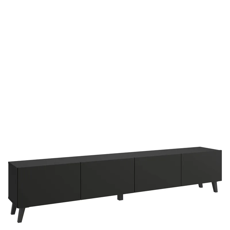 tv-bord TV-bænk PHUKET 190 sort, undefined