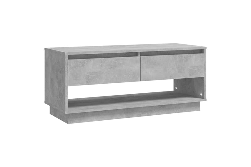 tv-bord 102x41x44 cm spånplade betongrå - Grå - TV-borde
